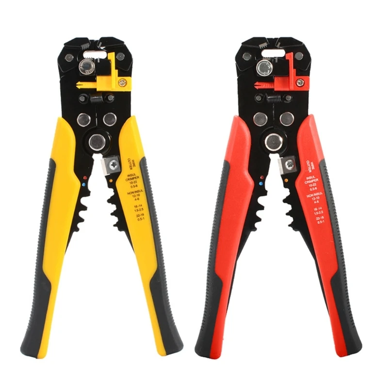 

3 in 1 Automatic Self Adjusting Wire Stripper/ Cutter/ Crimper Multi Pliers for Electrical Wire Stripping Cable Drop Shipping