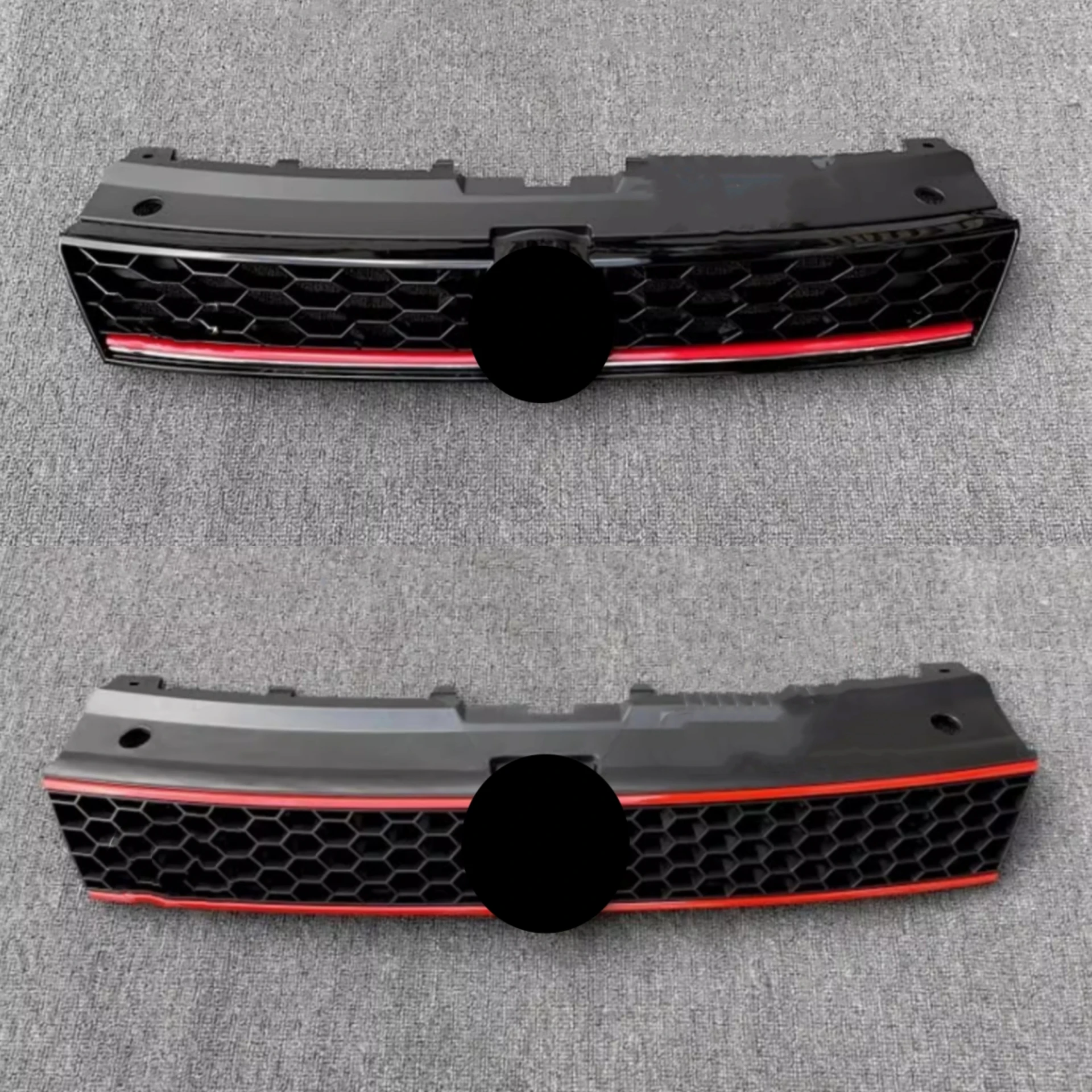 Новый стиль решетка радиатора с красной линией для Volkswagen vw POLO 11-18