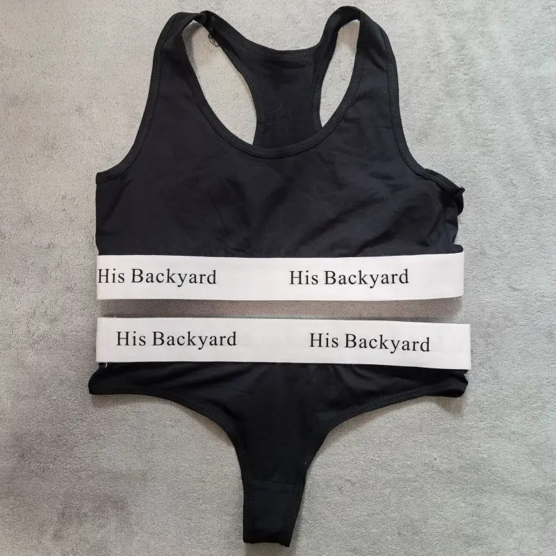 Женское нижнее белье комплект из 2-х предметов бюстгальтер стринги спортивные