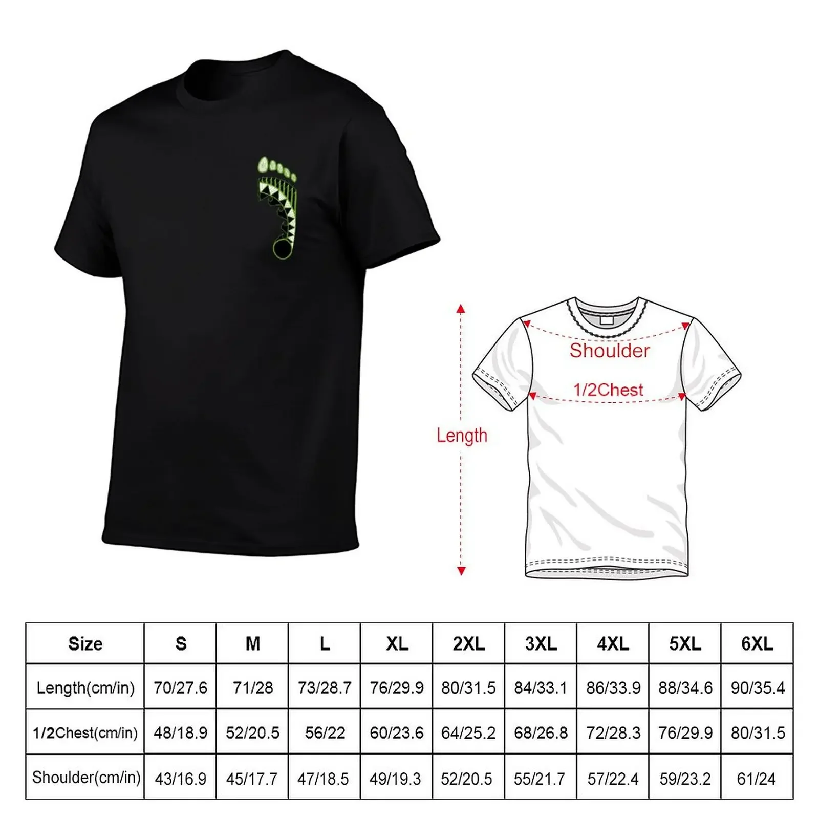 Фото Huella-Camiseta negra y verde para niños, ropa hippie con estampado животное, camisa personalizada, camisetas negras para hombres №2