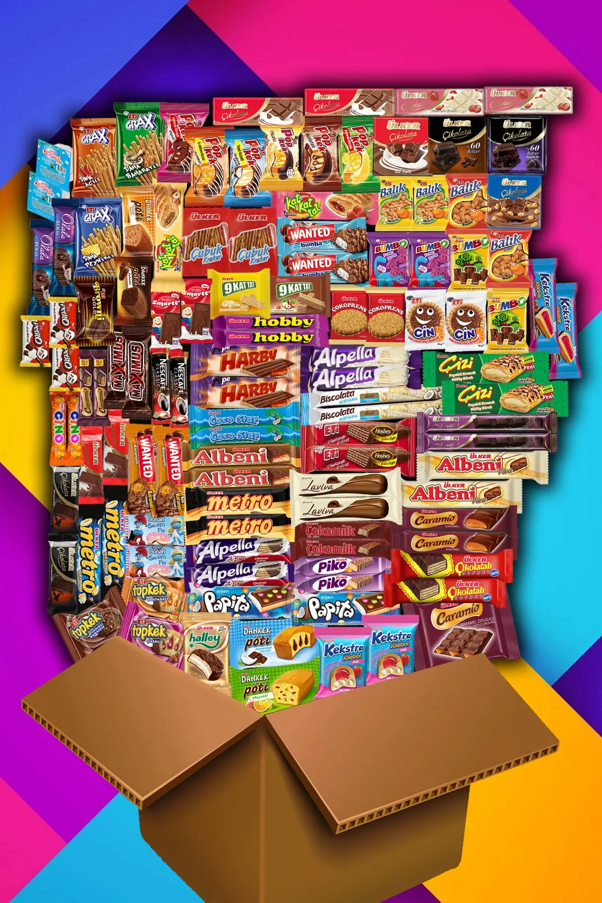 

Multi Exxtra Large Advantage Chocolate Package 108 Pieces