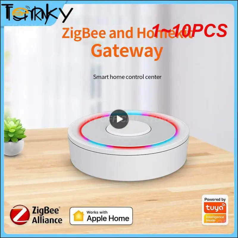

1~10PCS Smart Life Tuya Zigbee Controller Support Ota Wireless Home Bridge For Android Ios App Remote Control Smart Gateway Hub