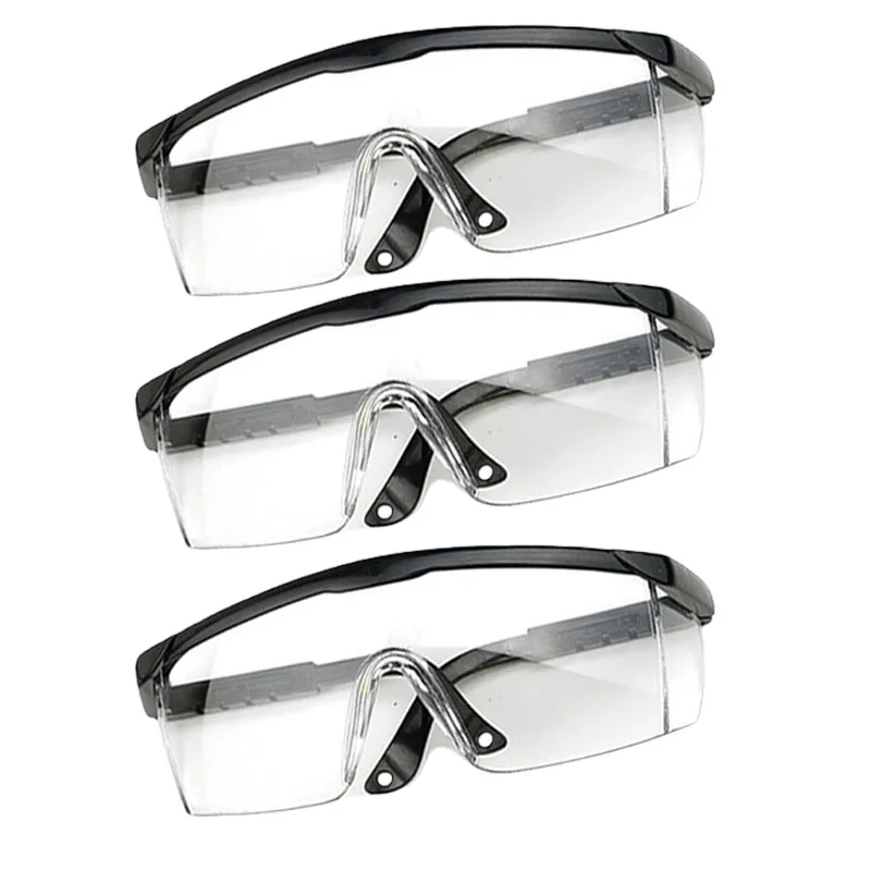 

1/40 шт., защитные очки для работы, защита от брызг, стеклянные ветрозащитные пылезащитные водонепроницаемые защитные очки, велосипедные очки