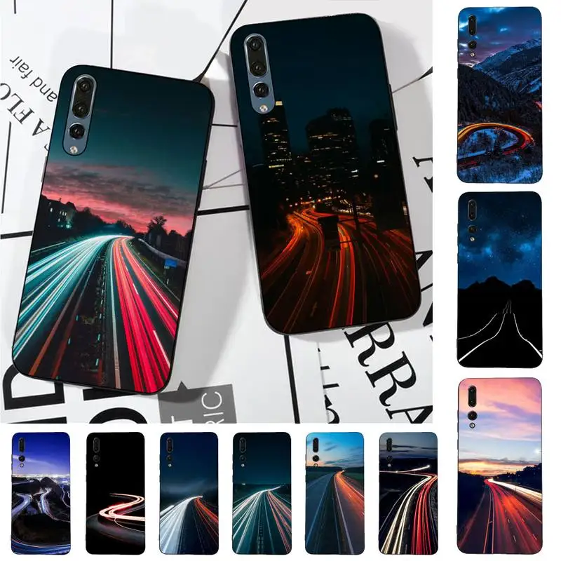 

Highway Phone Case for Huawei P30 40 20 10 8 9 lite pro plus Psmart2019