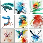 5D DIY алмазная живопись животное птица морская черепаха олень полная квадратная и круглая вышивка мозаика вышивка крестиком краска домашний декор цвет