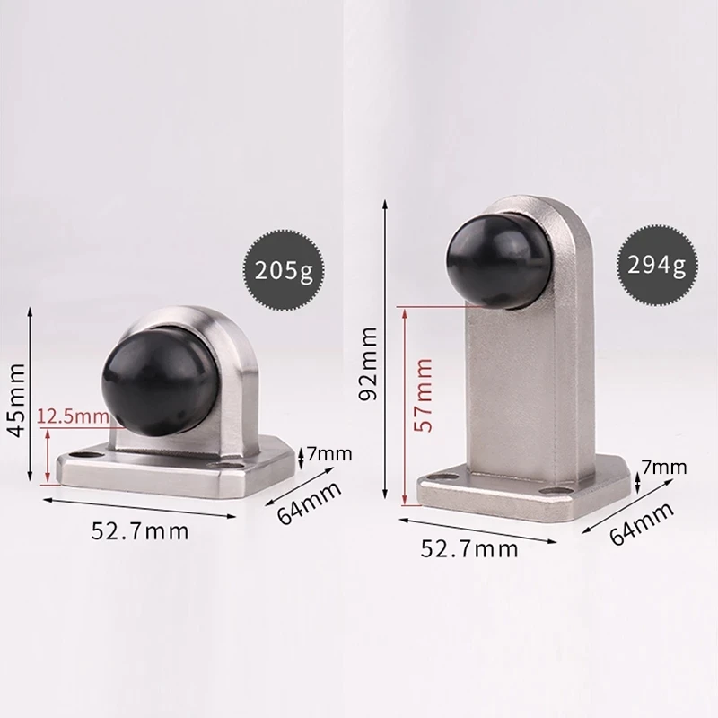 

Door Suction Door Stop Wall Mounted Windproof Anti-Collision Bathroom Bedroom Furniture Hardware Stainless Steel