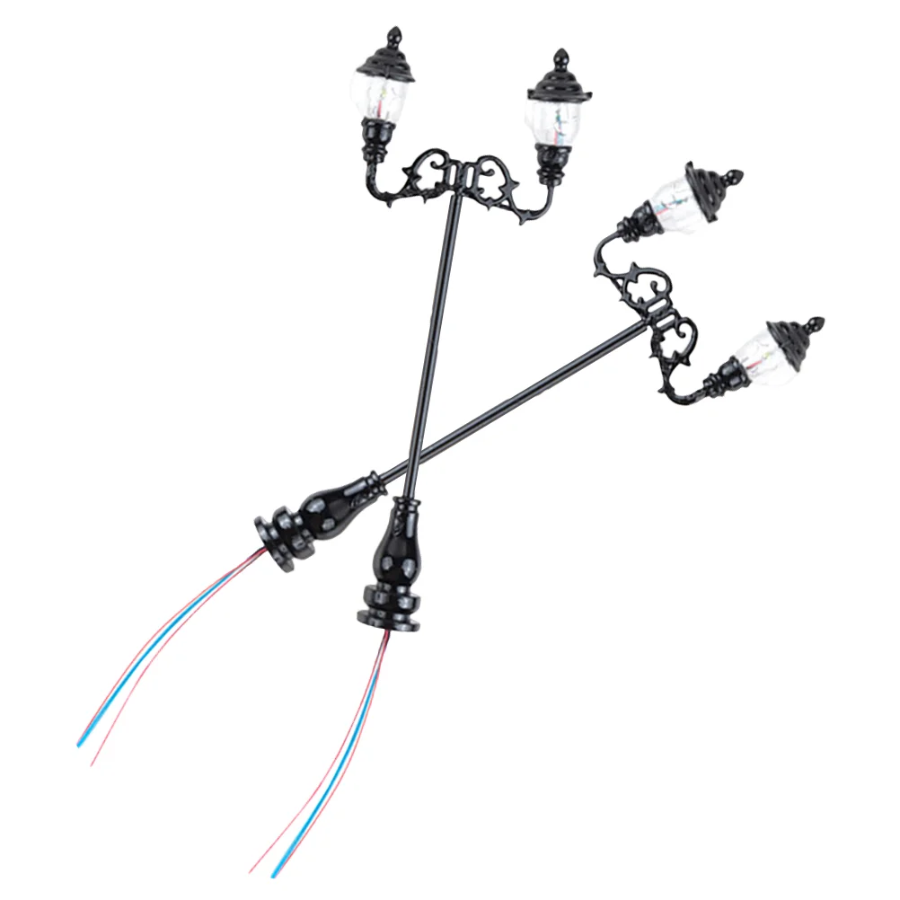 2 шт. микро пейзаж сад уличный фонарь фигурка песочный стол игрушки светофор