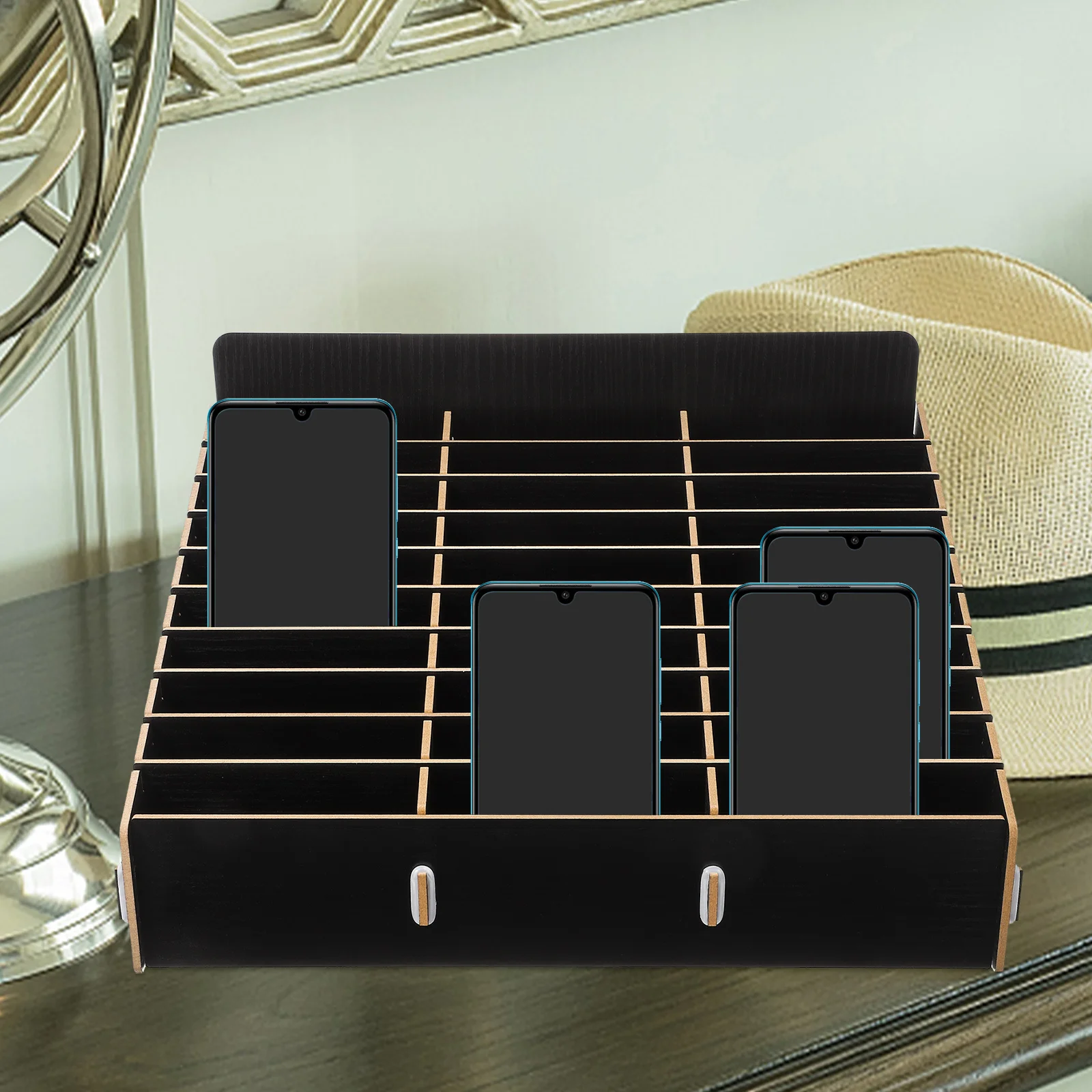 

Office Storage Holder School Organizer Classroom Wooden Storage Box