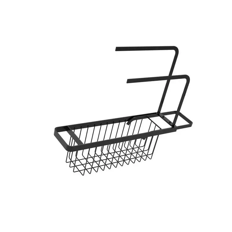 

Telescopic Sink Rack Kitchen Tower Draining Rack Sponge Soap Storage Tray Holder Dish Cloth Organizer