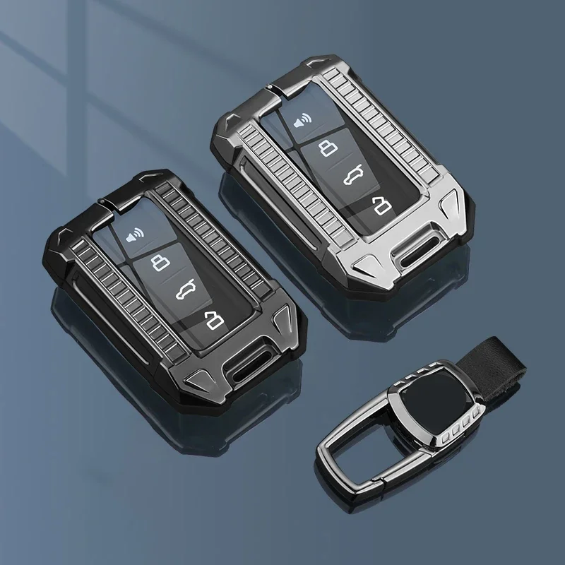 Металлический чехол для дистанционного ключа автомобиля держатель брелок
