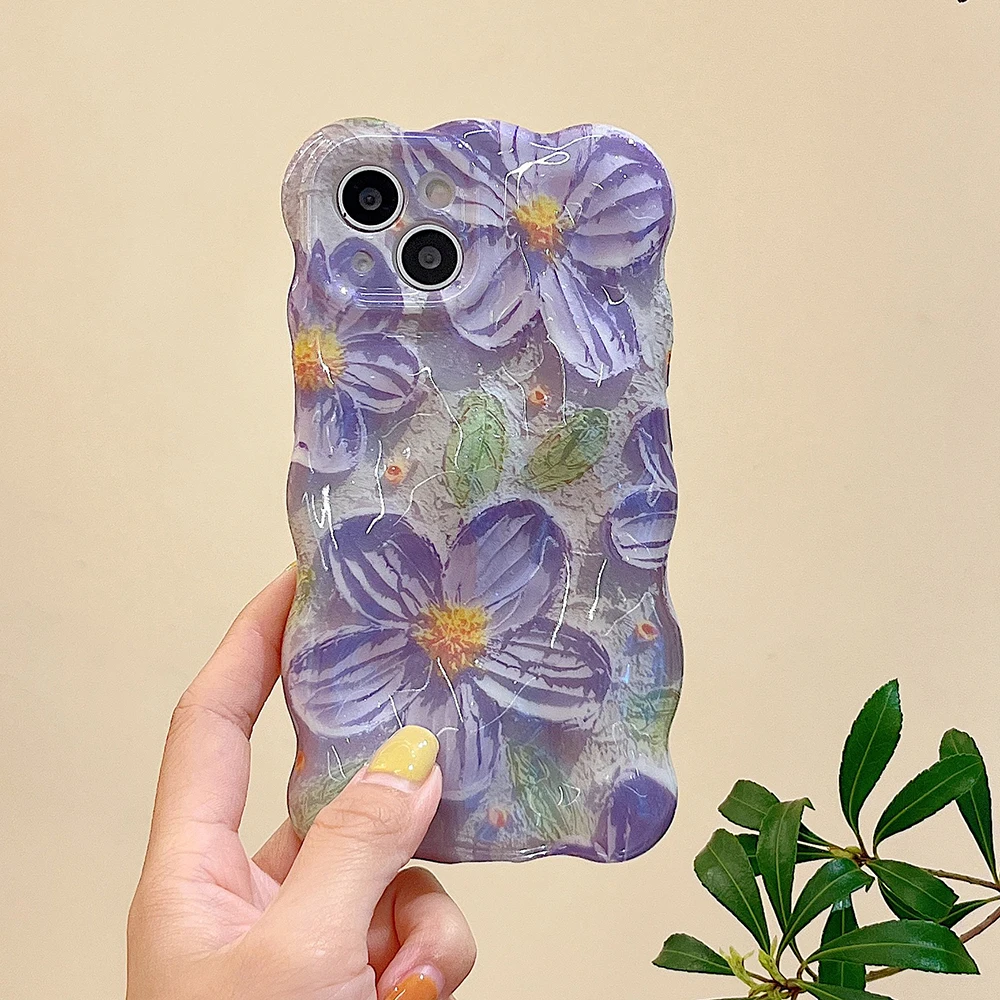 

Luxury stylish flowers shockproof phone case for iPhone 14 pro max 13 13 12 11 Pro Max TPU soft cover