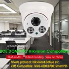 Купольная IP-камера IMX415, 4K, 8 Мп, POE, совместима с системой безопасности Hikvision, Onvif, ИК-видеонаблюдение с функцией обнаружения действий