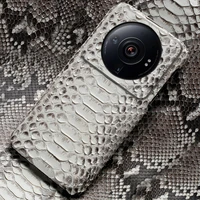 genuine snake leather case for xiaomi mi 12s ultra 12x 11 12 lite 10t 11t poco x3 x4 pro f3 f4 gt real python skin armor cover