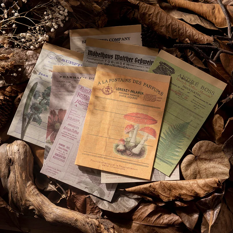 

20sets/lot Memo Pads Garden ticket book Junk Journal Scrapbooking Stickers Office School stationer