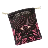 tarot card storage pouch storage pouch for tarot enthusiasts drawstring comfortable storage pouch prevent loss of valuables