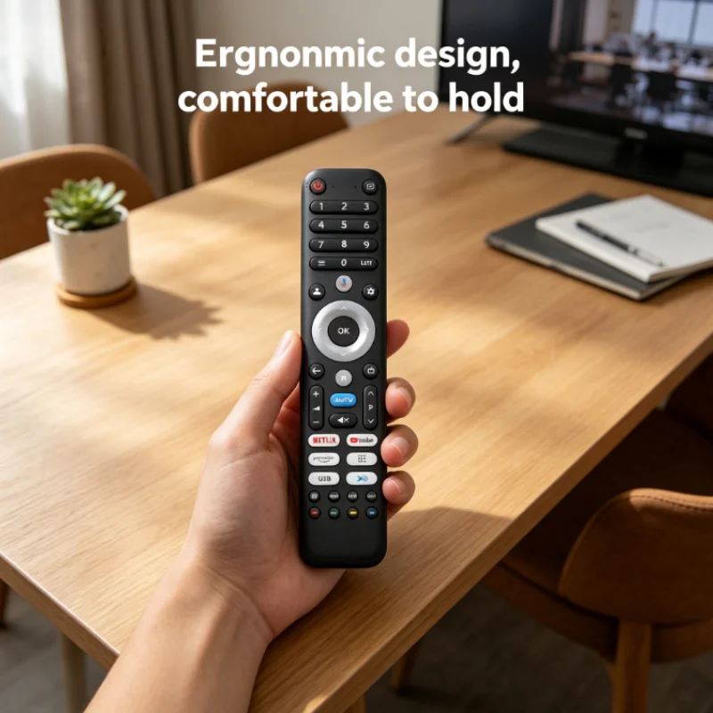 Фото Голосовой пульт дистанционного управления для Smart TV CHiQ L32FM10V U65M10F M55QN9G - улучшенный опыт просмотра, заменяющий оригинальный пульт. №5
