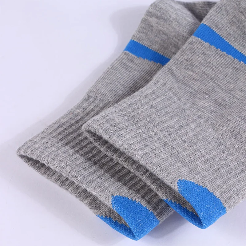 6Pairs/Lot  High Quality Combed Cotton Men's Socks Black White Casual Breathable Solid color Sport Socks EUR 38-45