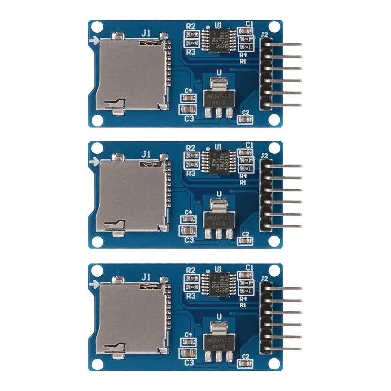 

3X Micro-SD SDHC Shield TF Card защитный модуль памяти 6 Pin SPI для Arduino