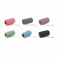 6 pcs colourful cotton twine string 328 feet bakers twine diy crafts christmas gift wrapping twine packaging decoration