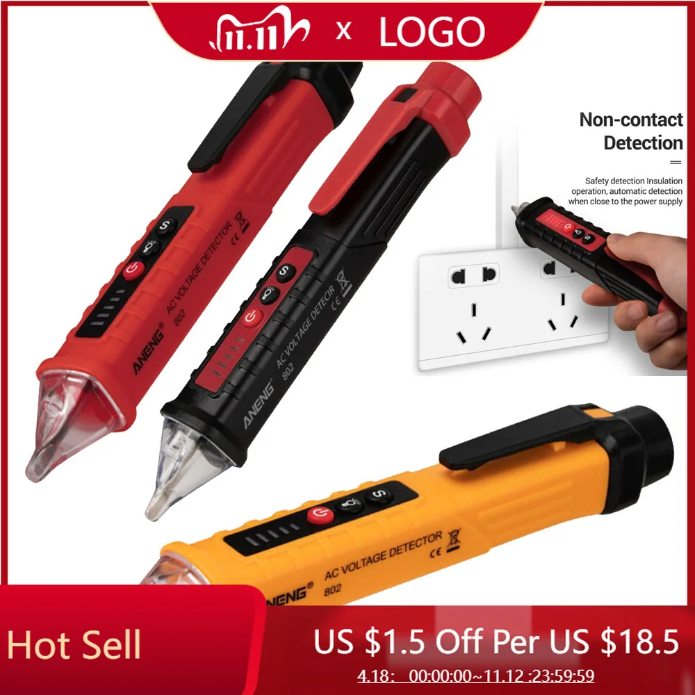 

Voltage Detector Electrical Tester Pen White Tensioner Equipment Non-Contact