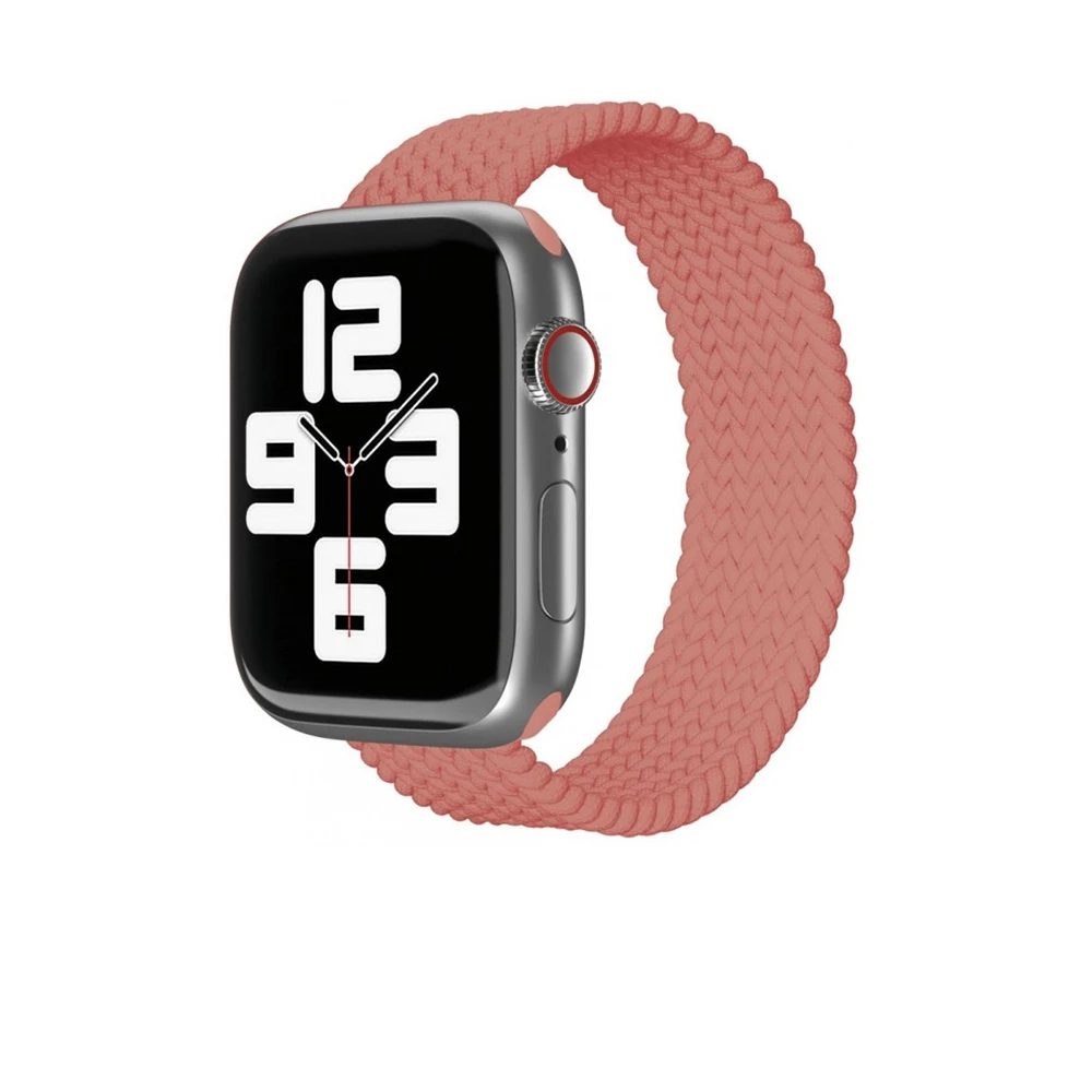 Buy Smart Accessories VLP Braded Band for Apple Watch 42/44/45 mm Size S/M Nylon White coral marsala purple Black bracelets watches everyday Wearable