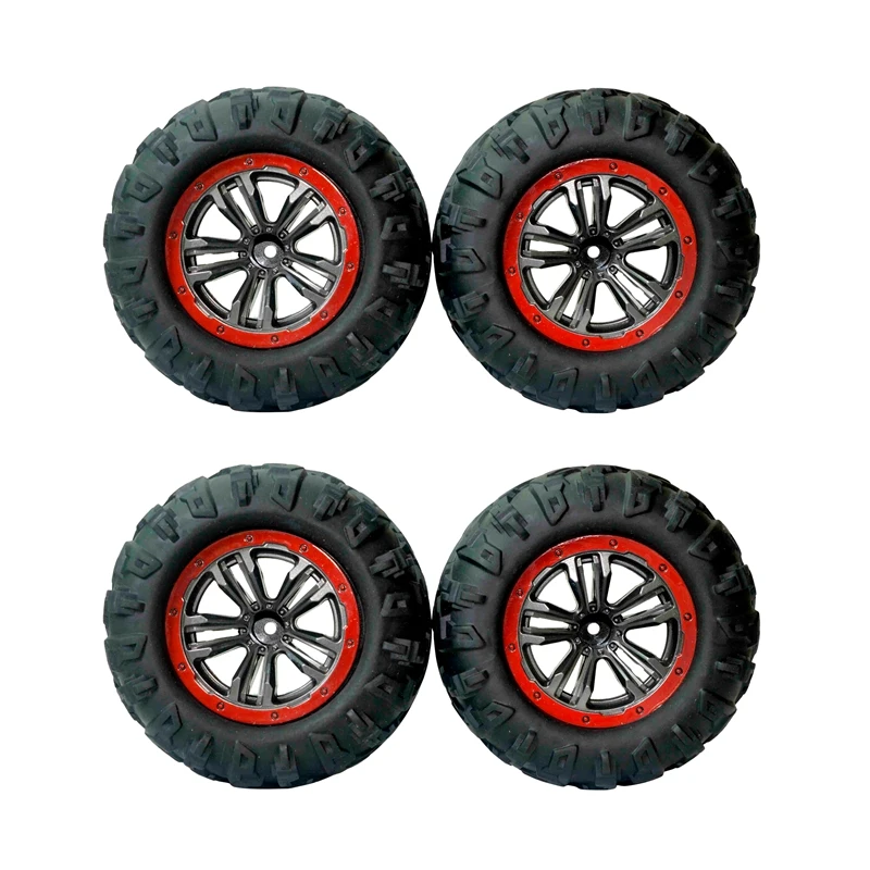 

4X RC Car Wheel Tire Tyres For XLF X03 X04 X-03 X-04 1/10 RC Car Brushless Monster Truck Spare Parts Accessories