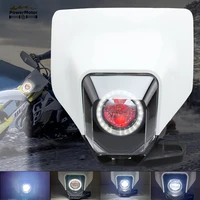 2022 led headlamp motorcycle headlight round head lamp light for husqvarna fc tc te fe fx tx 125 250 450 501 fe250 fc250 te300