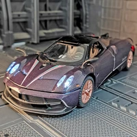 high simulation 132 pagani huayra dinastia alloy racing car model diecasts metal sports car sound light kids gift toy