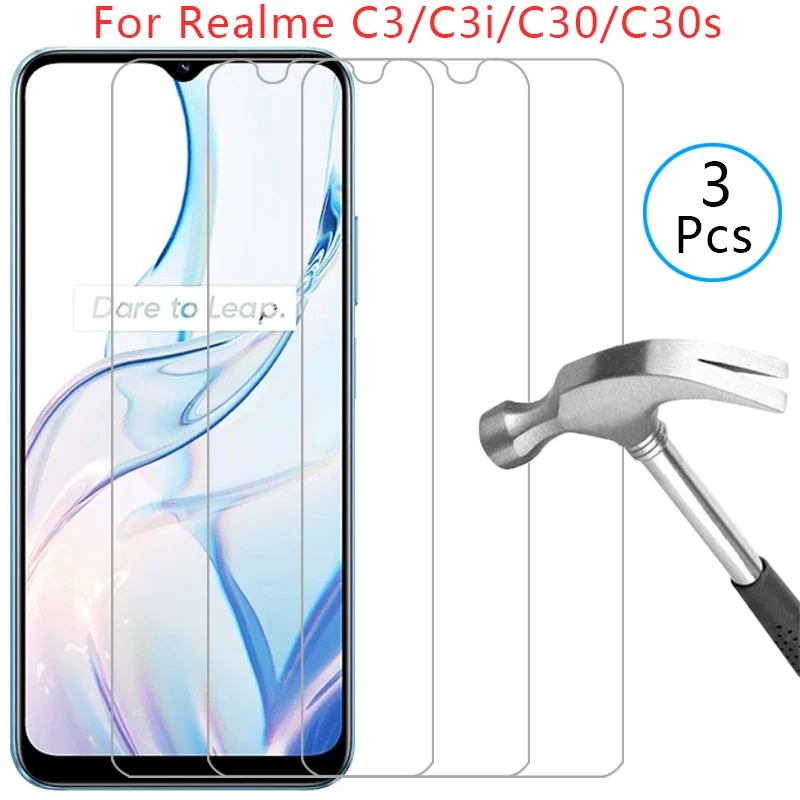 Защита экрана для realme c30 c30s c3 c3i, защитное закаленное стекло на realmec3 realmec30 c 3 30 s 30 s 30c, пленка realmi real me