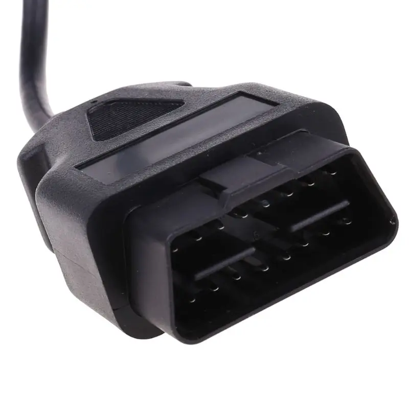 Универсальный OBD2 16Pin TO DB9 RS232 Кабель-адаптер Автомобильный диагностический
