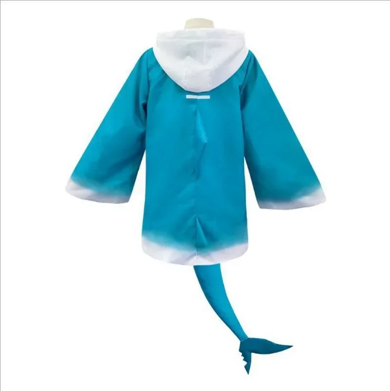 Аниме Hololive Vtuber Косплей Gawr Gura Костюм