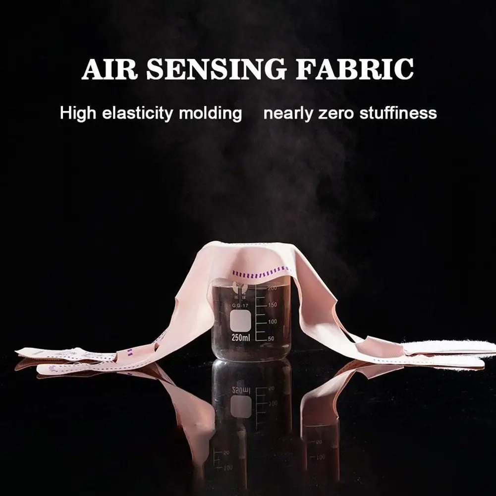 2 шт. дышащая тонкая маска для лица с V-образным ремешком