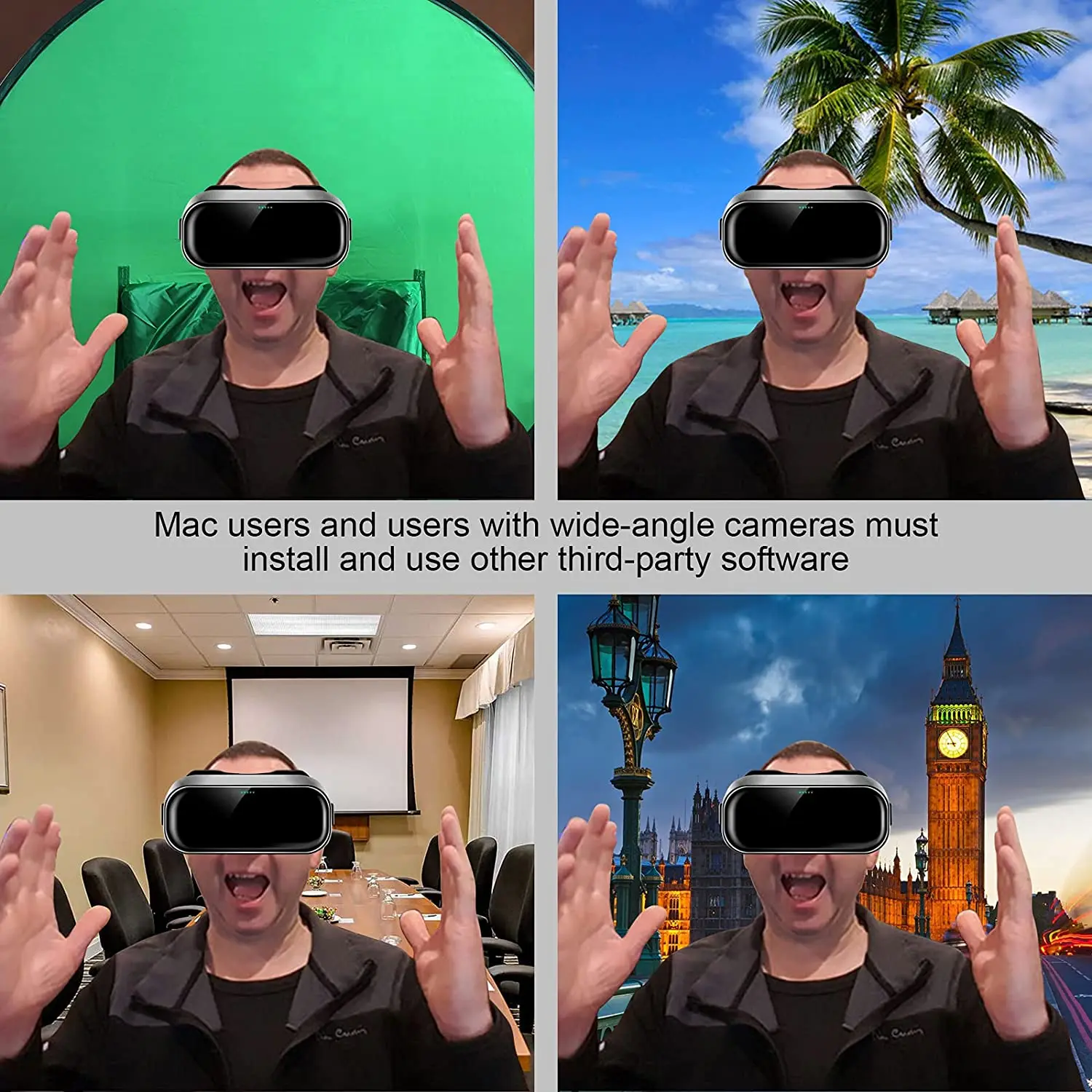 Складной зеленый экран хромакей синяя веб-камера фон для видео Tiktok прямая