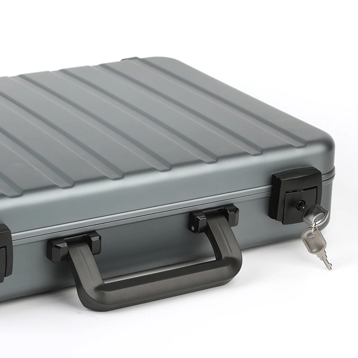 High-grade Aluminum Alloy Watch Suitcase Portable Watch Box With Lock Jewelry Exhibition Jewelry Box Large Capacity