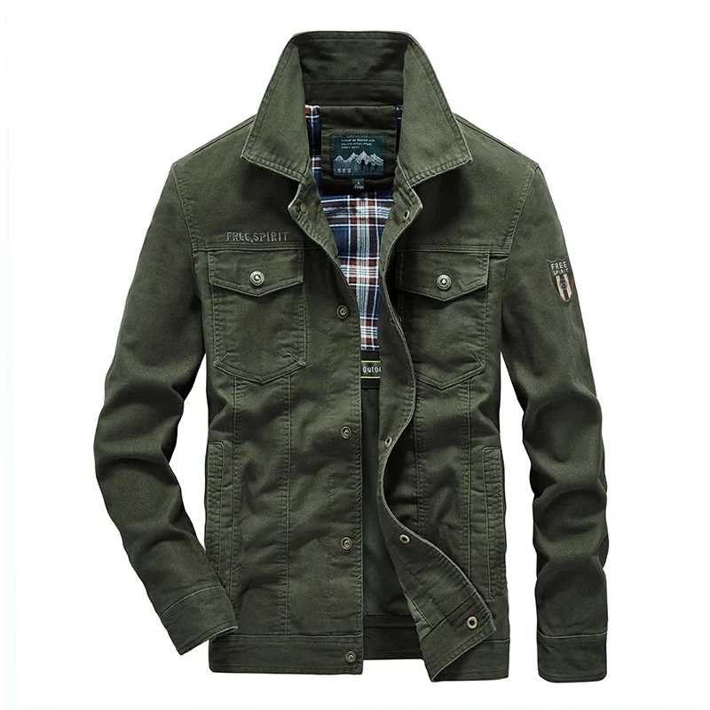 

Retro Multi Pocket Jacket Men's Casual Military Classic Style High Quality Work Safari Business Fashion Men Clothes