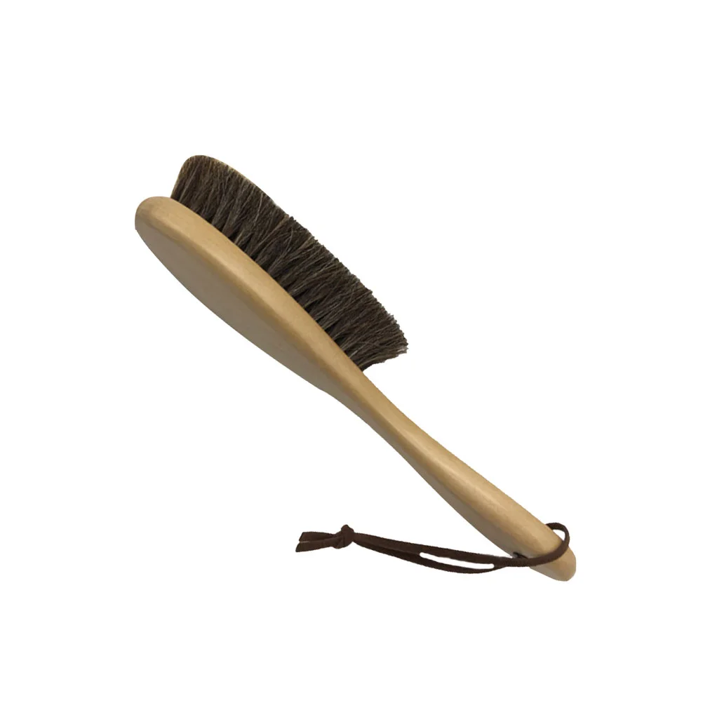 

Brush Cloth Shoes Polishing Anti Static Cleaning Shine Clothes Care Tool Horsehair Laundrycleaner