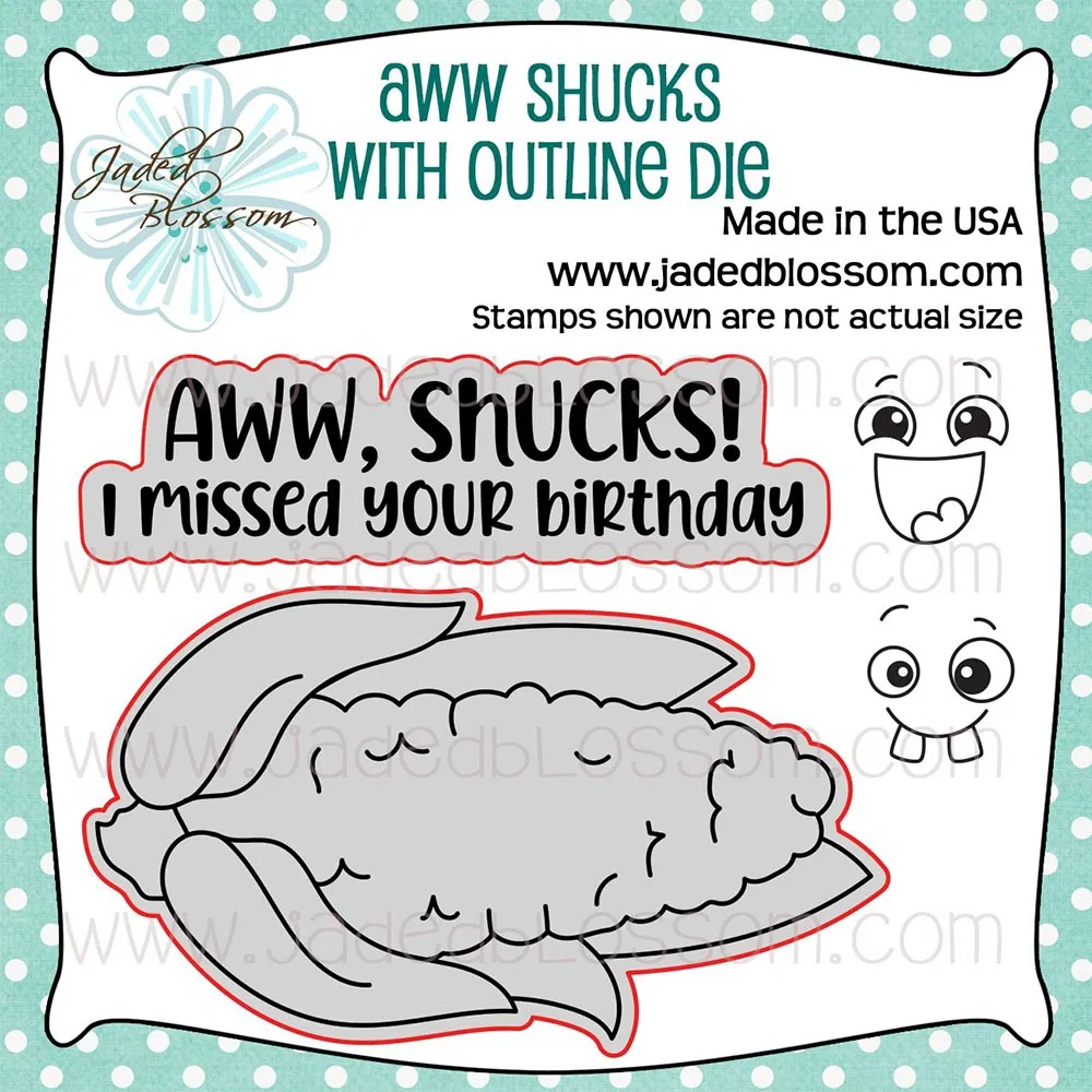 

Clear Silicone Stamp New Scrapbook Album Decoration Embossing Template Diy Craft Aww Shucks Mold 2023 Arrival Metal Cutting Dies