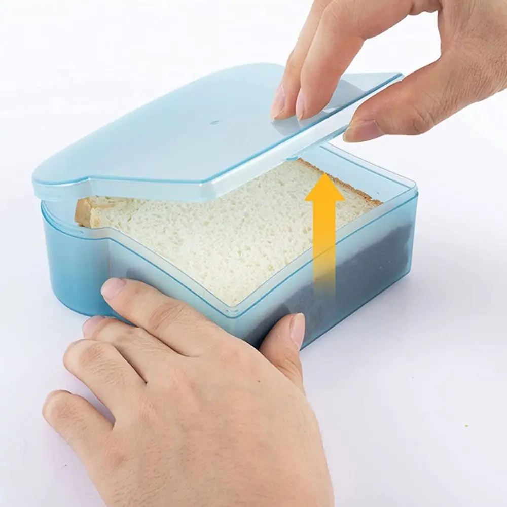 Пластиковая коробка для хранения сэндвич-бусин в форме поджарки многоразовая