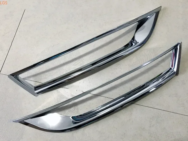 Для Volkswagen Passat 2011-2015 ABS Chrome перед противотуманными фарами декоративная рамка