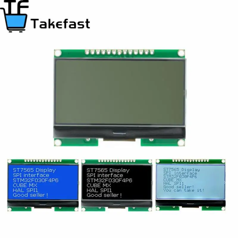 Lcd12864 12864-06D 12864 ЖК-модуль COG с китайским шрифтом матричный экран интерфейс SPI