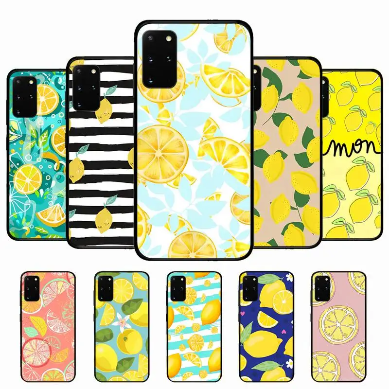 

Fruit lemon Phone Case for Samsung S10 21 20 9 8 plus lite S20 UlTRA 7edge