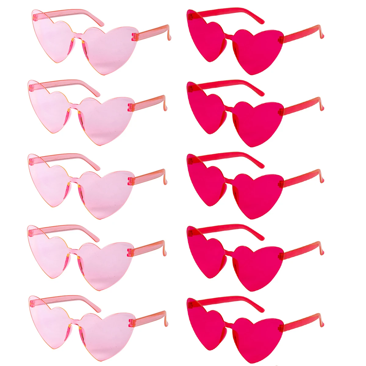 Розовые сердцевидные очки 6-12 шт сергей всеволодович петренко снимите розовые очки
