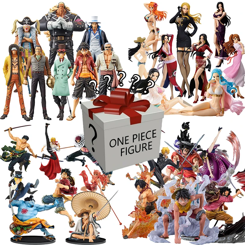 

ONE PIECE загадочная коробка, фигурка глухая коробка, аниме, лучший подарок для аниме, Луффи, Зоро, фигурка, счастливая коробка
