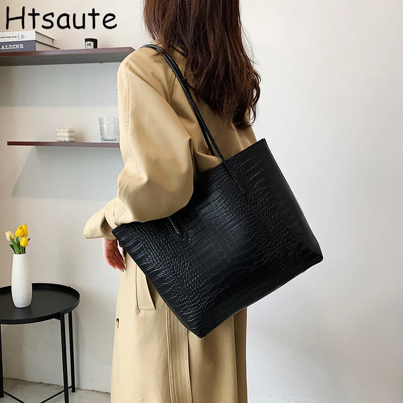 

Роскошные Дизайнерские вместительные женские сумки, дамские сумочки на ремне, композитная сумка из искусственной кожи, Женский мессенджер-тоут для покупок