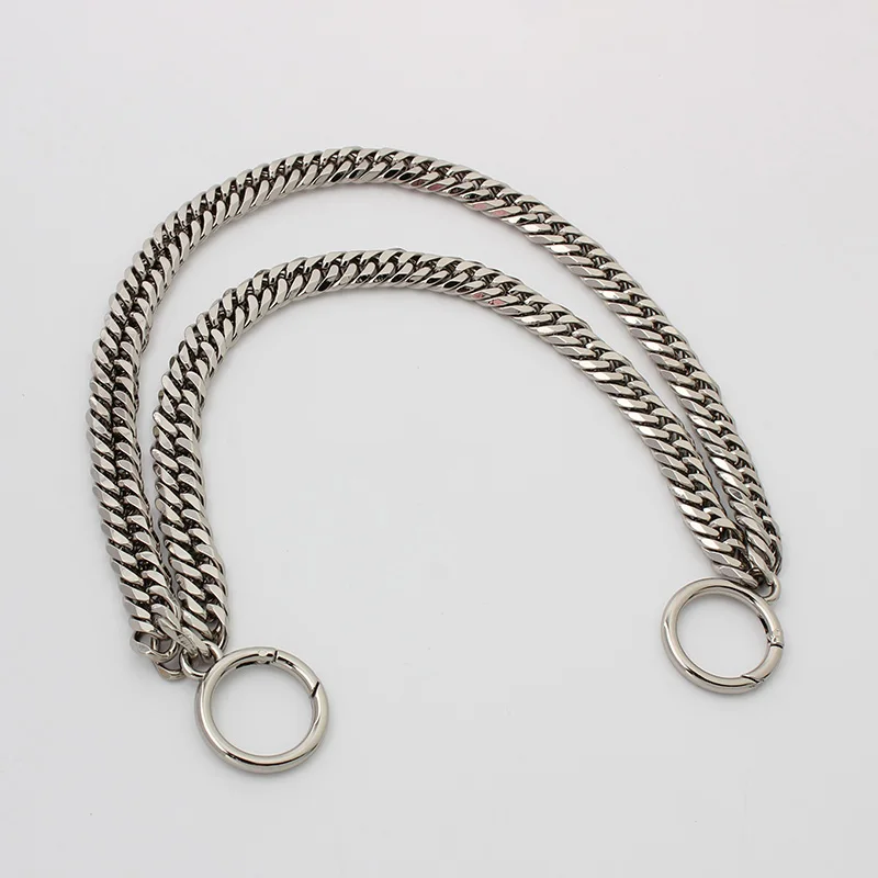 Metal Chain For Shoulder Bags Handbag Buckle Handle DIY Chain Bag Strap Accessories Hardware Double Woven Iron Chain