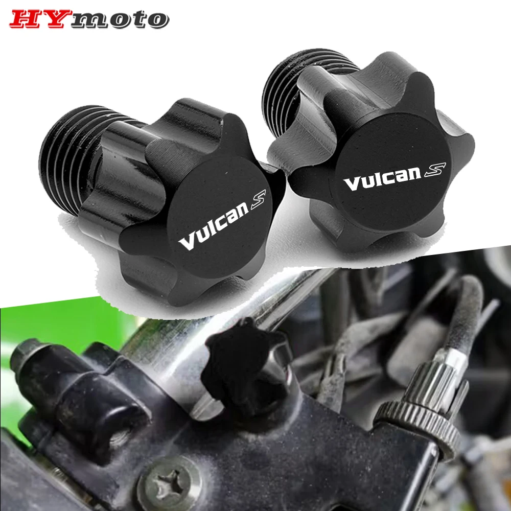 

Vulcans M10X1.25 Motorcycle CNC Aluminum Rear View Mirror Hole Plug Screw Caps For KAWASAKI Vulcan S650 VN650 VN900 VN1500 VN160
