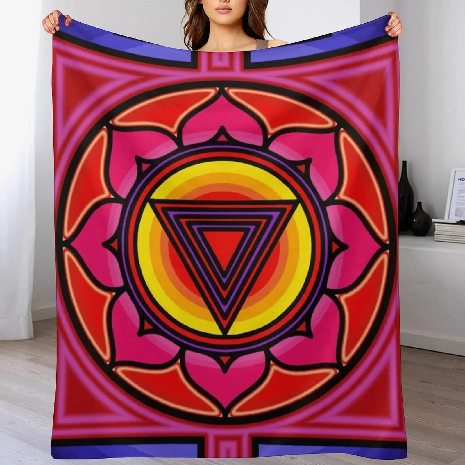 Фото Одеяло Cold Kali Yantra, многофункциональное одеяло для косплея, аниме, рождественские украшения, одеяла №1