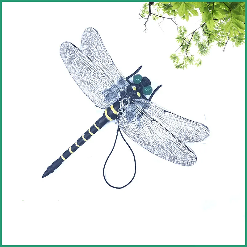 

Outdoor mosquito repellent strap attachment simulation big dragonfly mosquito repellent artifact model--wing length 12 cm