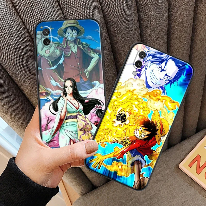 

One Piece For Xiaomi Redmi 10 Note 9 10 Pro 5G 9T 10S Phone Case Liquid Silicon Funda Back Soft
