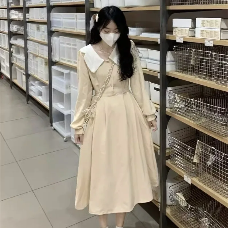 Осенние платья с длинным рукавом для женщин элегантные приталенные пикантные во